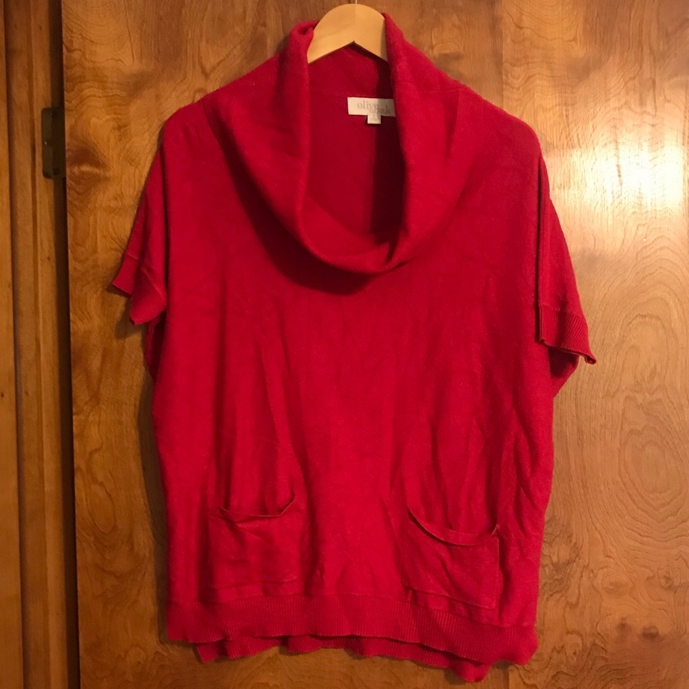 Olive & Oak Short Sleeve Knit Top.